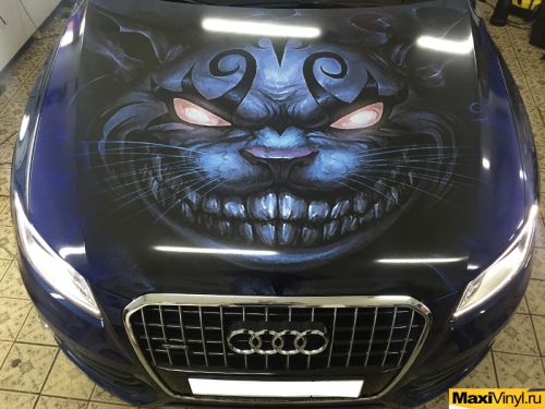 Винилография на капот Audi Q5